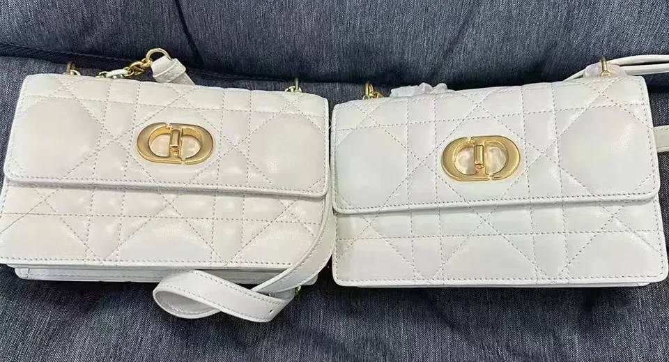 Comparison Between Dior Miss Caro Mini Bag Genuine and Replica