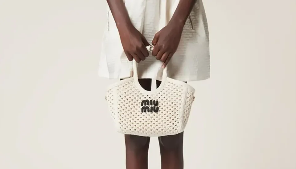 Miu Miu IVY Cotton Mesh Bag: Original vs High-Quality Replica